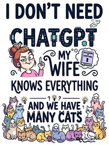 Don't ChatGPT nodig – zijn vrouw weet alles