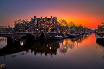View from the Paper Mill Lock, Korte Prinsengracht in Amste
