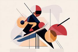 Modern sports illustration abstract by Poster Art Shop