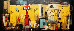 Abstraktes Kunstwerk 'New York CATS'