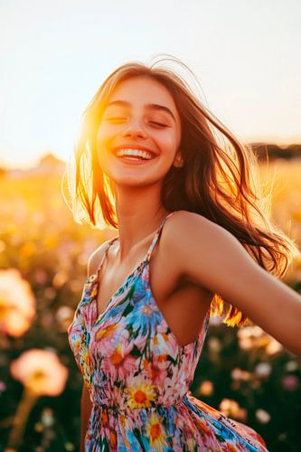Rayons de soleil de la joie