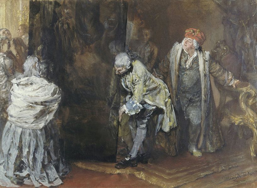 Plaats voor de grote Raffael, Adolph Menzel van Meesterlijcke Meesters