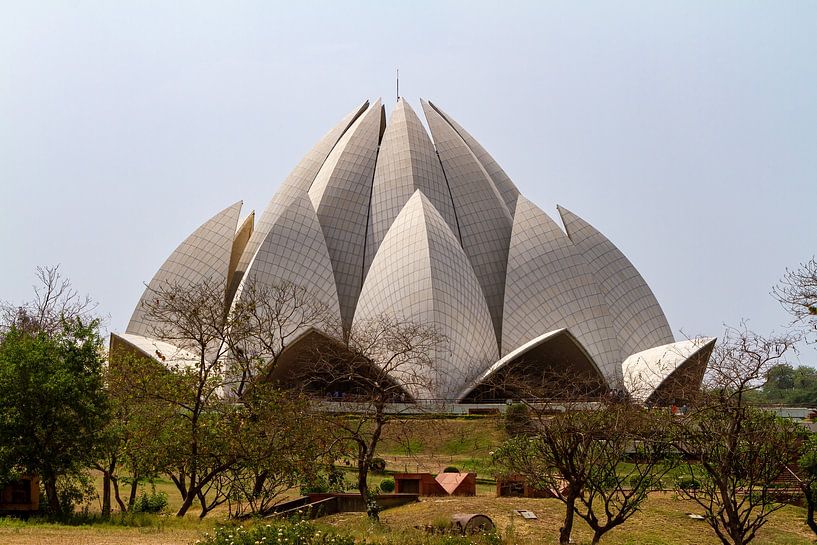 Der Lotus Tempel in Neu Delhi von Roland Brack