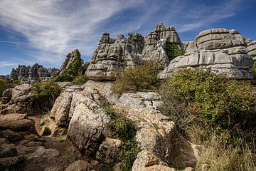 Torcal de Antequera, außergewöhnliche Felsformationen, Spanien.