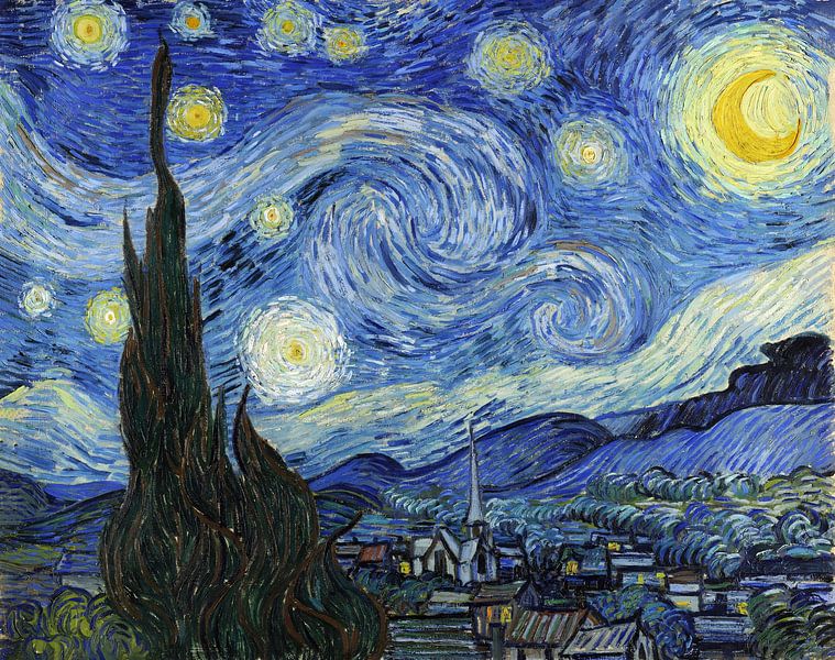 Vincent van Gogh's starry night by Rebel Ontwerp