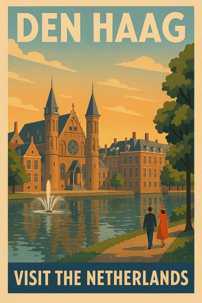 LA HAYE par Poster Art Shop