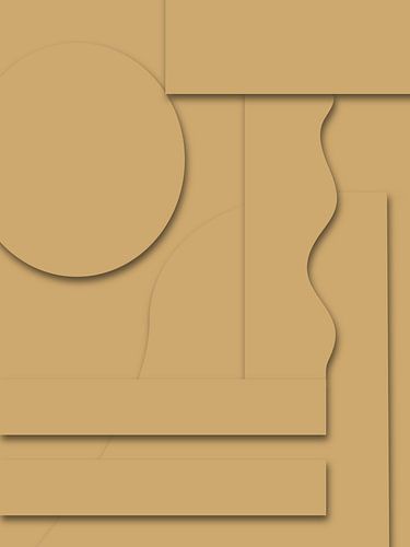 Moutarde d'art minimaliste
