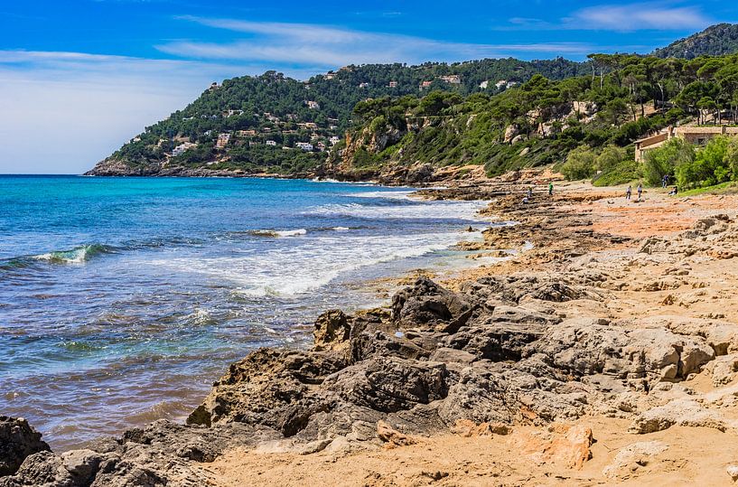 Canyamel beach, bay coastline on Majorca island by Alex Winter