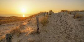 Beach entrance near Katwijk by Dirk van Egmond