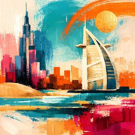 Sonnenhitze über der Skyline von ButterflyPix