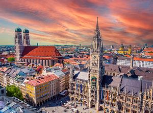 Panorama Altstadt von München