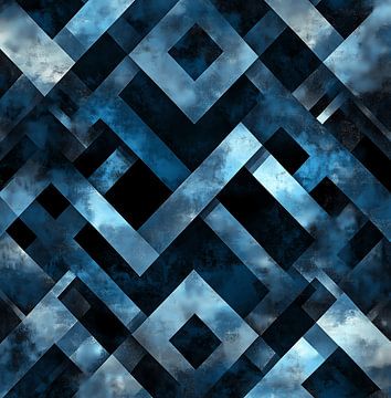 Het gefragmenteerde mozaïek van de nacht van Niphion Art