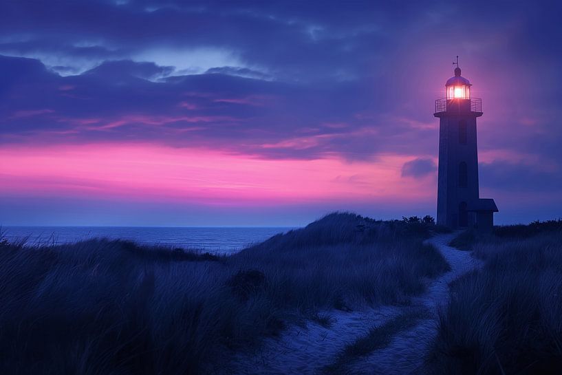 Phare à l'heure bleue par ARTemberaubend