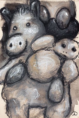 Muster Tinte Pastell und Betrachter