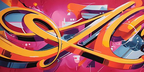 Abstract Graffiti Art by Ariadna de Raadt-Goldberg