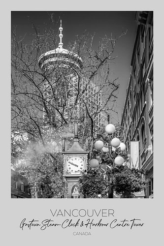 À la une : VANCOUVER – L’horloge à vapeur de Gastown et la tour du Harbour Centre