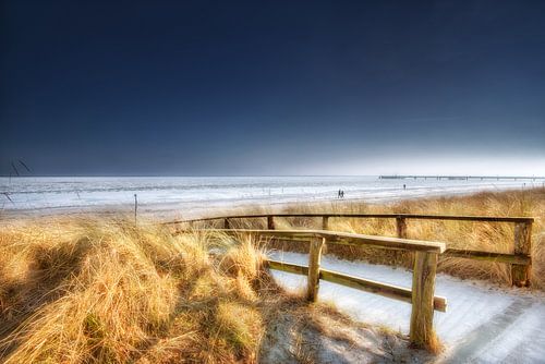 Beach of Scharbeutz at the Baltic Sea by Voss photography