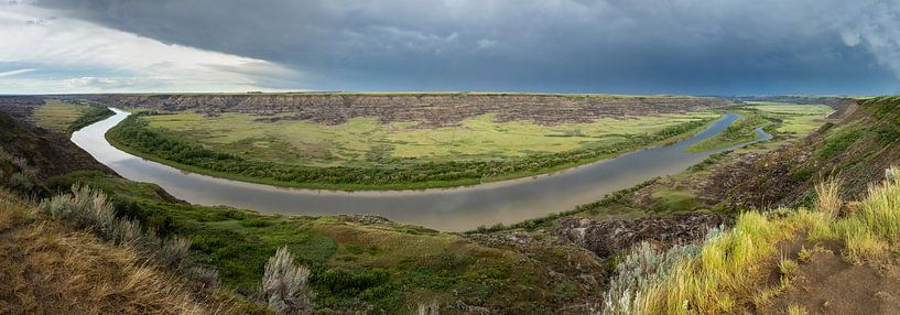 Der Red Deer River in Alberta Kanada von Roland Brack