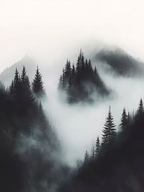 Fog in the mountain by haroulita