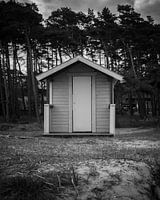 Cabane de plage à Båstad, Suède