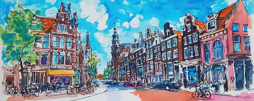 Painting of Amsterdam