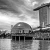 Singapour - Panorama futuriste de la baie de Marina sur Paysages urbains - Rick Van der Poorten Photography
