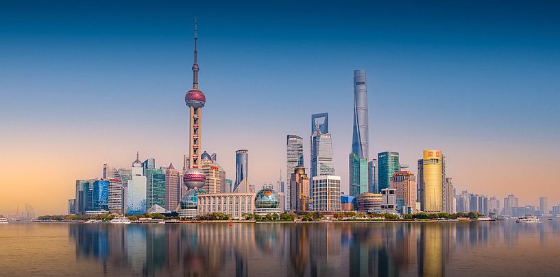 Shanghai Skyline par Remco Piet