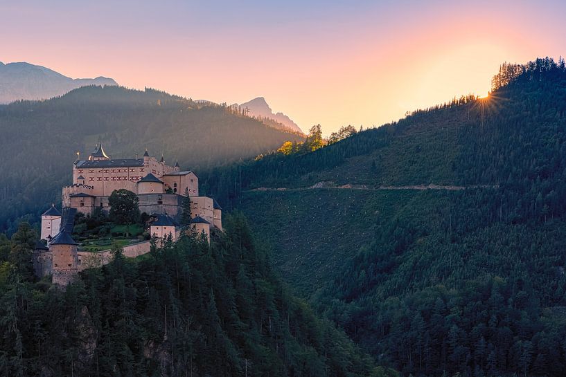 Castle Hohenwerfen, Austria by Henk Meijer Photography