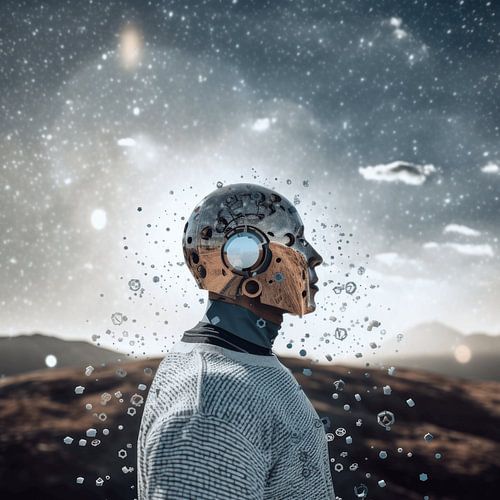 Planète | homme | brillant