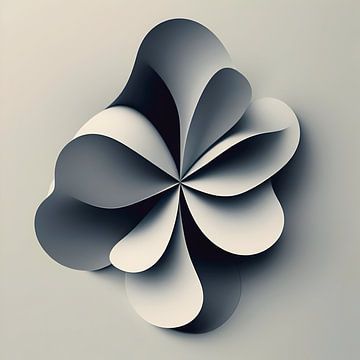 Abstrakter 3d Druck Blume von The Art Kroep