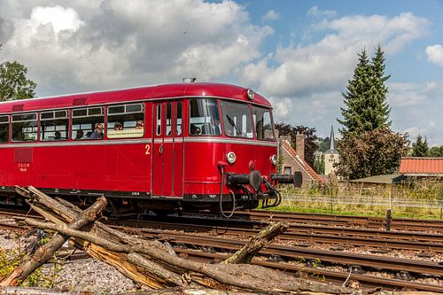 De Railbus van de Miljoenenlijn in Simpelveld