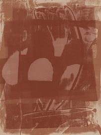 Warmes Braun und Beige. Organische Formen. von Dina Dankers