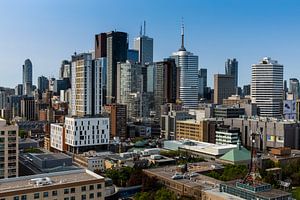 Die Skyline von Toronto in Kanada