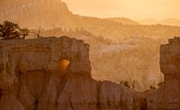 Sunset at Bryce Canyon van Peter Nijsen thumbnail