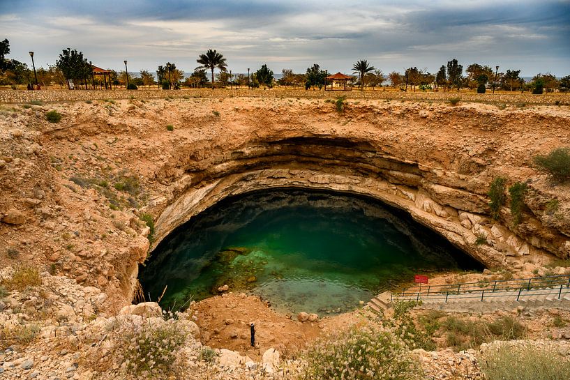 Bimmah Sinkhole in Oman by Paula Romein