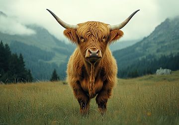 Highland Cow  van Niklas Maximilian