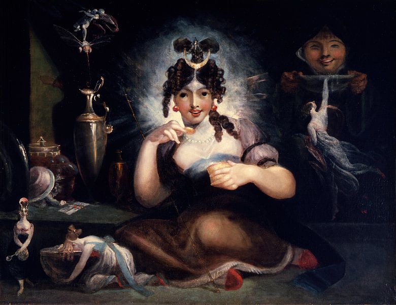 Henry Fuseli. Faery Mab van 1000 Schilderijen