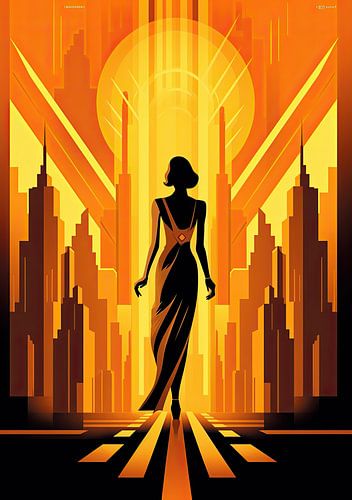 Art Deco Art Print Poster Print Wall Art