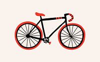 Cycling bike in red and black by Studio Miloa thumbnail