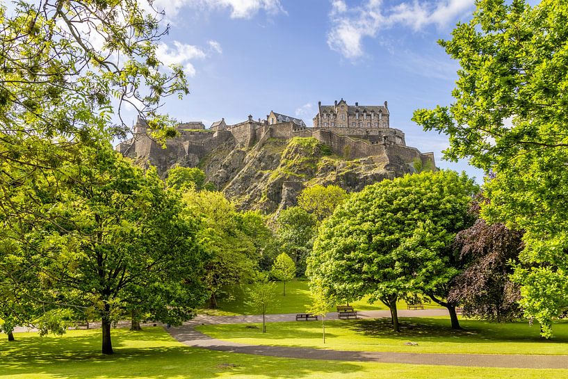 Princes Street Gardens &amp; Edinburgh Castle par Melanie Viola