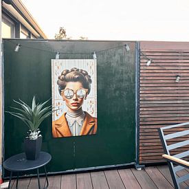Photo de nos clients: L'horizon artistique de Rotterdam par Art Studio RNLD, sur toile