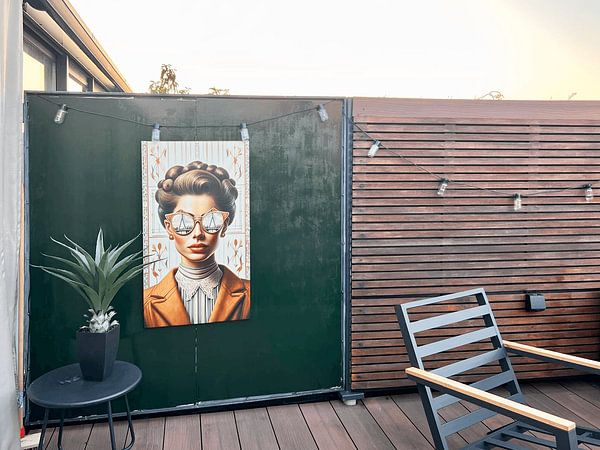 Customer photo: Rotterdam Art skyline by Art Studio RNLD, on canvas