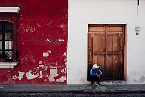 Moment de repos à Antigua, Guatemala sur Joep Gräber