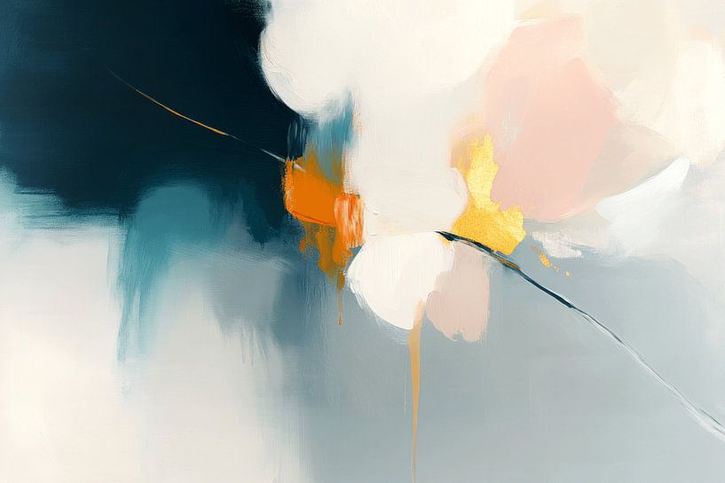 Colourful, modern and abstract painting by Studio Allee