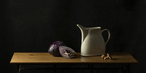 Still life red cabbage