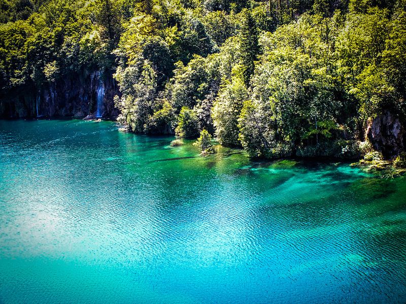 Plitvice national park, Kroatien, hast die schonste turquoise farben von BJ Fleers