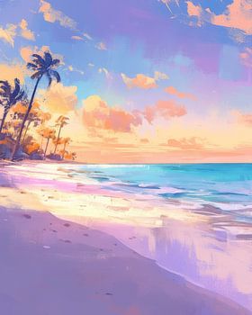 belle et fraîche nature sur la plage