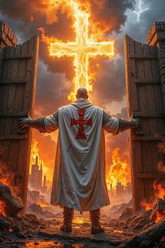 CRUCIVIA - Ein Kreuzritter öffnet das Tor zum Kreuz von INFERAURUM