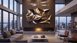 Luxury City Penthouse Interior by Markus Gann