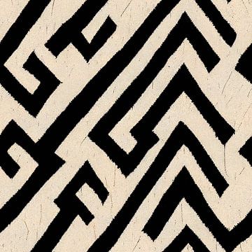 Abstract Navajo Aztec pattern #XXV by Whale & Sons